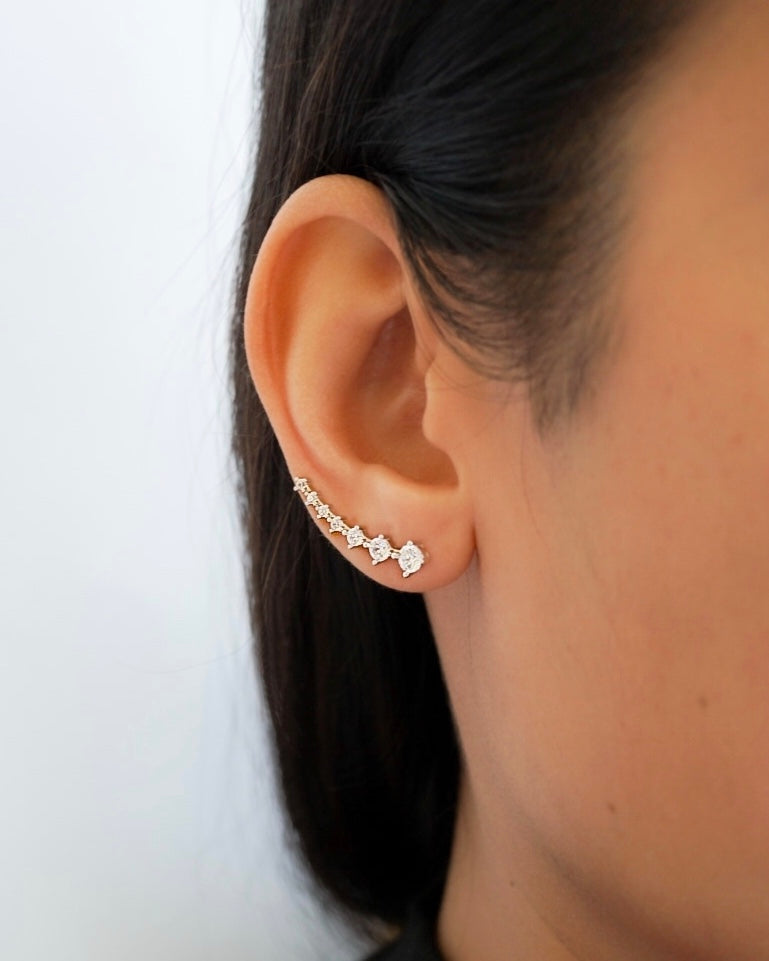 Climber Diamond Earrings