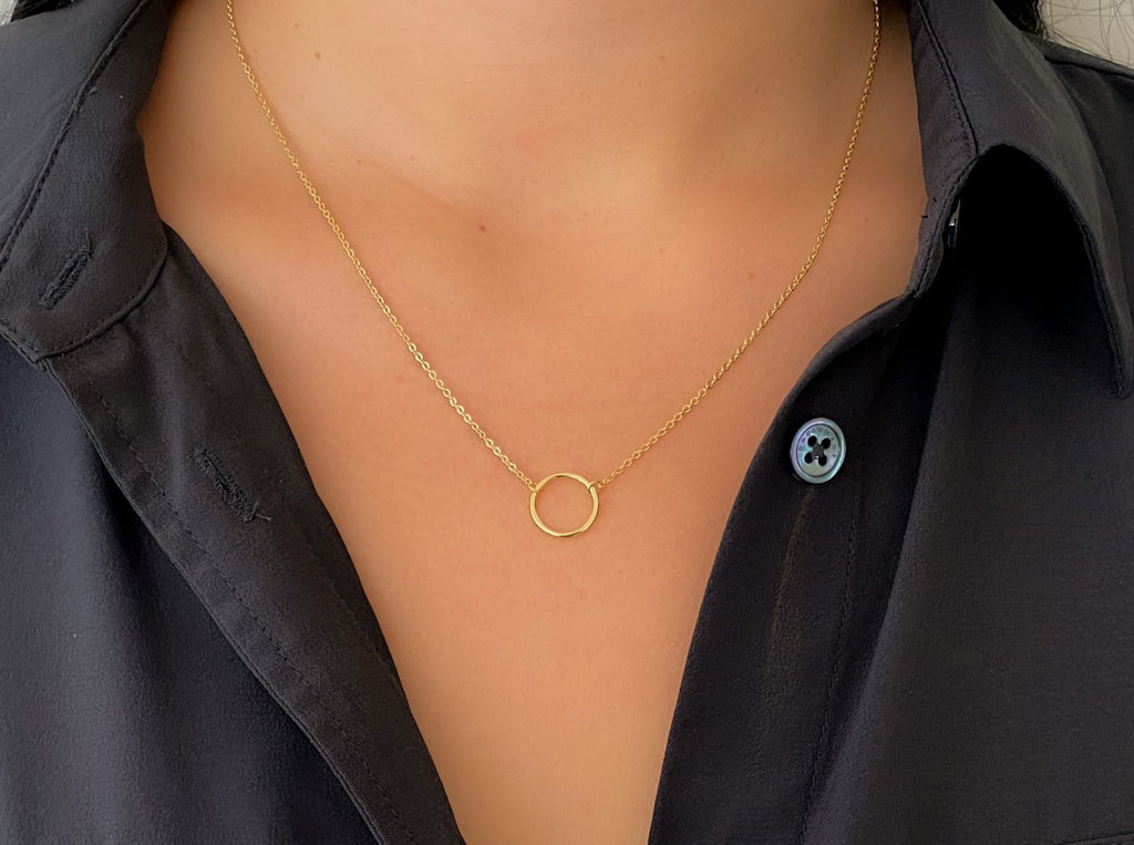 Simple Circle Necklace